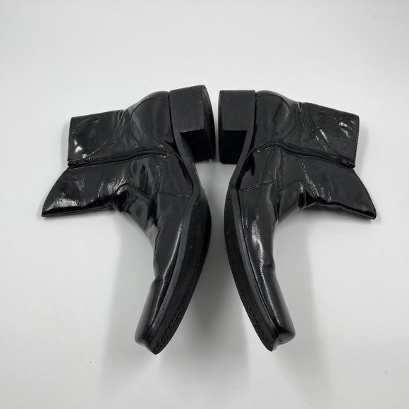 Martello Black Leather Vintage Mens Boots B72-1 Size 46 EU 12 US 11 UK - Picture 5 of 10